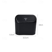 levne Servis vozidel-Závěsný odpadkový koš na dveře auta, mini odpadkový koš do auta s víkem, multifunkční úložný box, organizér na opěradlo sedadla, boční závěsný kontejner pro vozidla