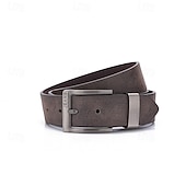 abordables Cinturones de hombre-Hombre Cinturón Hebilla automática Liberación rápida Cuero de PU Legierung Duradero Ajustable Plano Negro Color Camello Exterior Diario Cinturón de Cintura