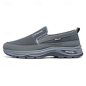 Недорогие Туфли-слипоны для повседневной носки-мужские кроссовки с мягкой подошвой, легкие повседневные мокасины для путешествий, работы и повседневного комфорта