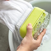 preiswerte Seifenspender-multifunktionale Seifenschaumbox mit Rolle&amp;amp;Kleiderreinigungsbürste mit geriffeltem Griff, Seifenschaum aus Kunststoff, Wäschebox, perfekt für die Wäsche&amp;amp;Körperpflege, Seifenspender