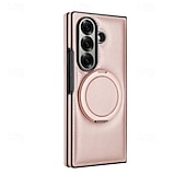 halpa Samsung-kotelot-puhelin Etui Käyttötarkoitus Samsung Galaxy Z-taitto 7 Z Taita 6 Z Fold 5 Z Fold 4 Z Fold 3 Lompakkokorttikotelo Tukee langatonta latausta Tukijalka Iskunkestävä Retro TPU PU-nahka