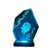 economico Luci decorative-luce notturna galassia, lampada astronave, epossidica, lampada in resina, regalo personalizzato