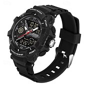 abordables Relojes digitales-SANDA Mujer Hombre Reloj Digital Al Aire Libre Deportes Moda Reloj Casual Luminoso Calendario Fecha Semana IMPERMEABLE Silicona Reloj