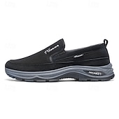 Недорогие Туфли-слипоны для повседневной носки-мужские кроссовки с мягкой подошвой, легкие повседневные мокасины для путешествий, работы и повседневного комфорта