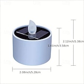 halpa Kynttilän valot-6/12 kpl aurinkokynttilävalo ulkoilmaan vedenkestävä LED ilmanliekitön aurinkoteekynttilä loma- tai kotikäyttöön parveke puutarha terassi portaat häätovaala