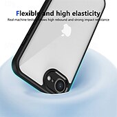 זול נרתיקים לאייפון-טלפון מגן עבור Apple AirTag אייפון 16 פרו מקס פלוס iPhone 15 14 Pro Max Plus אייפון 13 פרו מקס כיסוי אחורי שקיפות עמיד בזעזועים PC