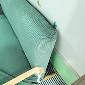 ieftine Capac de fotoliu și capac de scaun fără braț-husă de scaun de sufragerie hidrofugă pentru acasă, husă de scaun din fleece polar, huse elastice pentru scaune