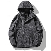 preiswerte Wasserdichte Jacken-Damen Wanderjacke Hardshelljacke Außen Wasserdicht Winddicht Wanderoutfits Wanderbekleidung Frühling Herbst Oberteil Jagd Camping / Wandern / Höhlenforschung Reisen Schwarz Weiß Rosa