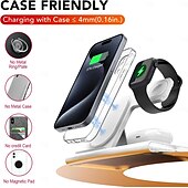 preiswerte bohrer zubehör-Faltbare 3-in-1-Ladestation für Apple-Produkte, schneller kabelloser Reise-Dock-Adapter für iPhone 16/15/14/13/12/11/x/xs, für iWatch 10/9/8/7/ultra2/ultra/se, für Airpods 4/3/2/pro/2