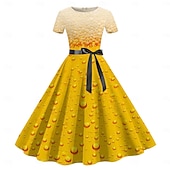 Недорогие Графическая Одежда-Платья баварский Мюнхен Немецкий Альпийский Графический для Жен. Взрослые 3D печать  для Карнавал Октоберфест Для вечеринок