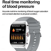 Χαμηλού Κόστους Smartwatch-HK80 Εξυπνο ρολόι 1.95 inch Έξυπνο ρολόι Bluetooth Χρονόμετρο Υπενθύμιση Κλήσης Συσκευή Παρακολούθησης Καρδιακού Παλμού καθιστική υπενθύμιση Βρες τη Συσκευή Μου Συμβατό με Android iOS IP68 Γυναικεία