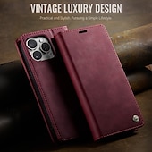 cheap iPhone Cases-Phone Case For iPhone 16 Pro Max Plus iPhone 15 14 Pro Max Plus iPhone 13 12 Pro Max Mini Wallet Case with Stand Holder Magnetic Card Slot Retro TPU PU Leather