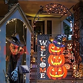 billige halloween veggtepper-halloween alien hageflagg halloween hagedekorasjon festivaldekorasjon flagg dobbeltsidig tredimensjonal hageflagg