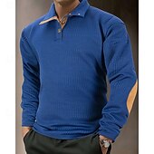 abordables Sudaderas Básicas_-Hombre Sudadera con capucha y botones Negro Blanco Azul Piscina Caqui Gris Diseño Plano Con Texturas Trabajo Casual Diario Ropa de calle Fresco Casual Otoño invierno Ropa Sudaderas con capucha