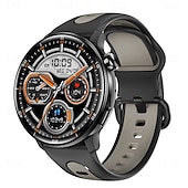 abordables Montres connectées-S666R Montre intelligente 1.43 pouce Smartwatch Montre Connectée Bluetooth Podomètre Rappel d&#039;appel Moniteur d&#039;Activité Compatible avec Android iOS Hommes GPS Longue Veille Étanche IP68 Boîtier de
