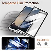 お買い得  サムスン用ケース-電話 ケース 用途 サムスンのギャラクシー Zフォールド7 Zフォールド6 Z Fold 5 Z Fold 4 Z Fold 3 磁気吸着ケース ウォレットカードケース 磁石バックル 全身保護 耐衝撃 レトロ風 PC PUレザー