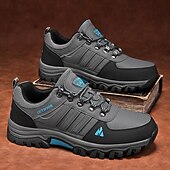 頑丈なトレッドを備えたメンズアウトドアハイキングシューズ、ウォーキング、キャンプ、荒野の旅行に最適な通気性のあるトレイルスニーカー お買い得  メンズスニーカー-頑丈なトレッドを備えたメンズアウトドアハイキングシューズ、ウォーキング、キャンプ、荒野の旅行に最適な通気性のあるトレイルスニーカー