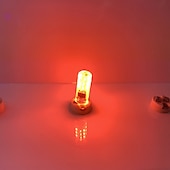preiswerte LED Doppelsteckerlichter-G4 Bi-Pin-Sockel-LED-Glühbirnen DC 12 V 2 W 24 SMD 3014 LED 10 W Halogenlampe entspricht Silikonlicht weiß/warmweiß/rot/grün/blau 10 Stück