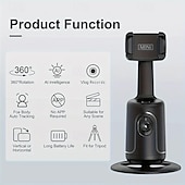 cheap Phone Holder-Manufacturer intelligent AI face recognition 360  cell phone head Jitterbug live self-timer panoramic follow shot anti-shake