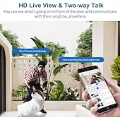 cheap Tool Accessories-Smart Video Doorbell with Wireless Chime, Night Vision Camera, Two-Way Audio (T50 Beige (Including Dingdong, USB Cable))