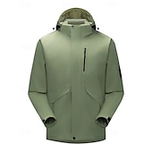 abordables Chaquetas impermeables-Hombre Cortavientos Chaqueta Chaqueta para senderismo Chaqueta rígida Al aire libre Impermeable Resistente al Viento Trajes de senderismo Ropa de senderismo Primavera Otoño Camiseta Camping