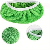 cheap Cleaning Supplies-8pcs Washable Mop Replacement Pads for Flat Mops(Mop Not Included), Durable Reusable Mop Heads for Dry and Wet Use, Easy to Clean, Cleaning Supplies, Back to School Essentials