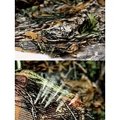 economico Attrezzatura da Campeggio-Mantello mimetico 3D con foglia d&#039;acero, design taglia unica, cappuccio in rete, perfetto per attività all&#039;aperto, birdwatching, caccia, giochi stealth