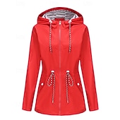 cheap Outdoor Jackets-Women&#039;s Windbreaker Softshell Jacket Hiking Jacket Outdoor Waterproof Windproof Hiking Outfits Hiking Clothes Spring Autumn / Fall Top Camping / Hiking / Caving Running Black Yellow Pink