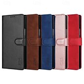 abordables Coques Samsung-téléphone Coque Pour Samsung Galaxy Pliage en Z 7 Z Fold 6 Z Fold 5 Z Fold 4 Étui Portefeuille Support Emplacement Carte Antichoc Rétro TPU faux cuir
