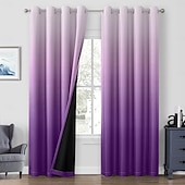 abordables Funda de sofá-Cortinas 2025 nuevas cortinas opacas impresas en 3D con bloqueo total de luz, cortinas recubiertas con diseños gráficos únicos, paneles de ventana modernos para dormitorio o sala de estar