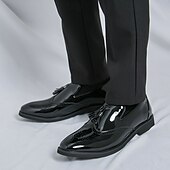 halpa Miesten loaferit ja nauhattomat kengät-miesten kultaiset tupsukoristeiset loaferit – kiiltävät metallinhohtoiset slip-on-kengät häihin, juhliin ja iltatilaisuuksiin