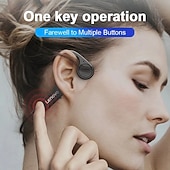 cheap Neckband Headphones-Lenovo X4 Bone Conduction Headphone Bone Conduction Headphones Bluetooth5.0 Ergonomic Design HIFI IPX5 for Apple Samsung Huawei Xiaomi MI Mobile Phone Valentine's Day Gift