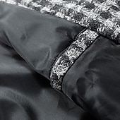 男性用 軽量ジャケット カジュアルジャケット バケーション 日常 保温 ポケット 秋 冬 チェック ファッション クラシック ラペル レギュラー ブラック カーキ色 グレー ジャケット お買い得  カジュアルジャケット-男性用 軽量ジャケット カジュアルジャケット バケーション 日常 保温 ポケット 秋 冬 チェック ファッション クラシック ラペル レギュラー ブラック カーキ色 グレー ジャケット