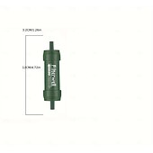 economico Attrezzatura da Campeggio-Filtro per acqua portatile da sopravvivenza all&#039;aperto, per campeggio, escursionismo e purificazione della natura selvaggia, 1 pezzo
