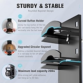 cheap Storage &amp; Organization-2 Packs Hat Organizer for Baseball Caps, Hat Rack for Wall with Strong Adhesive Hold up to 20 Hats, Hat Hanger Holder Display for Door Closet, Cap Organizer Storage Multilayer Two Mounting Option