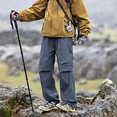 preiswerte Unterteile-Herren Cargohosen Wanderhosen Regenhose zum Wandern Winter Außen Normale Passform Wasserdicht Winddicht Unterteile Tasche Schwarz Khaki Camping / Wandern Laufen S M L XL