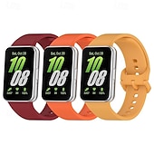 olcso Samsung óraszíjak-3 csomag Óraszíj mert Samsung Galaxy Galaxy Fit 3 Szilikon Csere Szíj Bájos Sportszíj Modern csat Karszalag