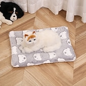 billige Hundesofatrekk-kattetepper for innekatter, ultramykt kjæledyrteppe til sengeunderlag, oppvarmede kattesenger, premium flanellduk selvoppvarmende kjæledyrpute for katter og hunder, koselig og beroligende katteteppe