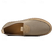 preiswerte Slipper Schuhe-Atmungsaktive Herren-Slip-On-Wanderschuhe aus Strick – leichte Mesh-Sneaker für Sommerreisen, Outdoor-Aktivitäten und Komfort im Alltag