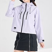 abordables Chaquetas impermeables-Mujer Cortavientos Chaqueta Chaqueta para senderismo Chaqueta rígida Al aire libre Impermeable Resistente al Viento Trajes de senderismo Ropa de senderismo Primavera Otoño Camiseta Camping
