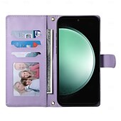 levne Pouzdra pro Samsung-telefon Carcasă Pro Samsung Galaxy S25 S25 Plus S25 Ultra S24 S24 Ultra Plus S24 FE S23 Plus A55 A35 A25 A15 5G A53 A33 A23 A13 Pouzdro na peněženku se stojánkem s Lanyardem Slot pro kartu Retro TPU