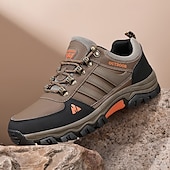 頑丈なトレッドを備えたメンズアウトドアハイキングシューズ、ウォーキング、キャンプ、荒野の旅行に最適な通気性のあるトレイルスニーカー お買い得  メンズスニーカー-頑丈なトレッドを備えたメンズアウトドアハイキングシューズ、ウォーキング、キャンプ、荒野の旅行に最適な通気性のあるトレイルスニーカー