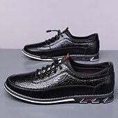 abordables Baskets-Baskets décontractées en similicuir texturé pour homme – chaussures à lacets légères pour la marche quotidienne, les voyages et le style urbain du week-end