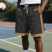 economico Pantaloncini casual-Per uomo Shorts Pantaloncini Estivi Pantaloncini da basket Pantaloncini casual Pantaloncini in rete Tasca Elastico in vita Coulisse A righe Comodità Traspirante Corto All&#039;aperto Vacanza Canotta