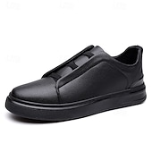 preiswerte Sneaker für Herren-weiße Freizeit-Sneaker für Herren mit braunen Akzenten bequeme Alltagsschuhe für Büro und Reisen