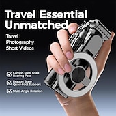 baratos acessórios de perfuração-Bastão magnético para selfies 4 em 1, tripé com rotação de 360 graus e controle remoto sem fio para iPhone &amp;android, suporte para telefone para gravação de vídeo &amp;vlogging - viagem portátil