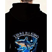 billiga Pojkens 3D Sporter &amp; Spel-Pojkars casual hoodie med tung tung tung saur roligt abstrakt tryck långärmad vår höst mode streetwear barn 4-12 år huva utomhus casual daglig normal passform