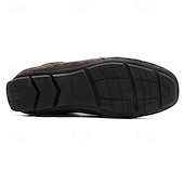 abordables Baskets-Baskets en daim marron foncé pour homme avec semelle en caoutchouc blanc, cuir de vachette élégant et durable, parfaites pour les sorties décontractées, les voyages et les événements décontractés