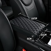 economico Organizzazione spazi-Bracciolo in memory foam per auto, cuscino per console centrale con tasca portaoggetti, porta telefono, scatola per fazzoletti, supporto per gomiti per il comfort di guida