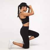 voordelige Effen legging-Dames broek Leggings Gezellige leggings Panty Sportschoenen Kuitlengte Hoge taille Effen Zijzakken Comfortabel Billenlift Buikcontrole Yoga Casual / Dagelijks Zwart Bordeaux Blauw Grijs Lente Herfst